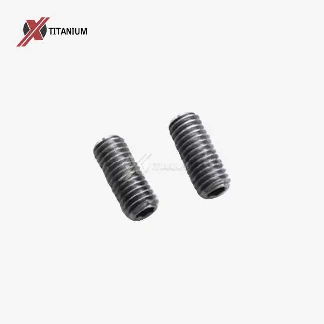 titanium set screws